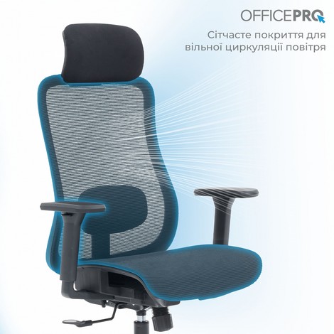 Офисное кресло Officepro Wave OC670-B-B-B Black - №11
