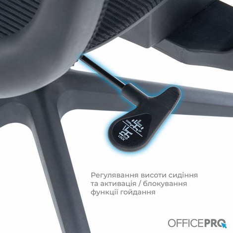 Офисное кресло Officepro Wave OC670-B-B-B Black - №14