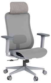 Крісло офісне Officepro Wave OC670-G-G-G Gray