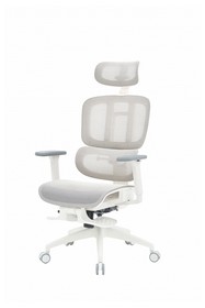Крісло офісне Officepro Skyline Footrest OC750-W-LG-LG White/Light Gray