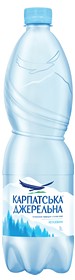Вода мінеральна негазова, 1л, "Карпатська Джерельна", ПЕТ