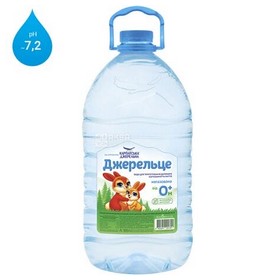 Вода мінеральна негазована, 6л, "Карпатська Джерельна" Дитяча, ПЕТ