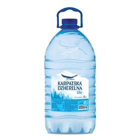 Вода мінеральна негазована, 6л, "Карпатська Джерельна", ПЕТ