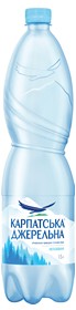 Вода мінеральна негазована, 1.5л, "Карпатська Джерельна", ПЕТ