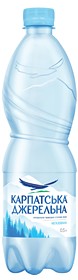 Вода мінеральна негазова, 0.5л, "Карпатська Джерельна", ПЕТ