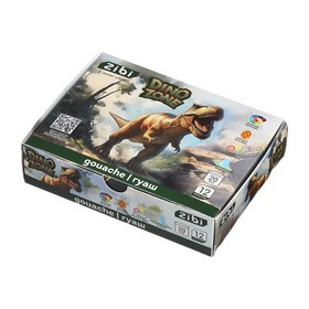 Гуашь DINO 12 цветов х 20мл, в карт.коробке