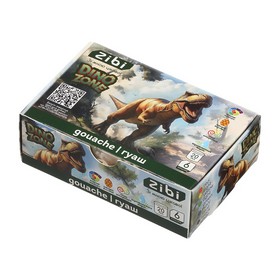 Гуашь DINO 6 цветов х 20мл, в карт.коробке