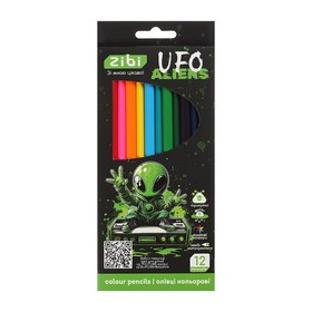 Карандаши цветные, 12 цветов, UFO