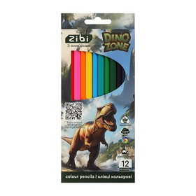 Карандаши цветные, 12 цветов, DINO