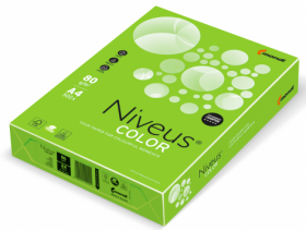 Бумага офисная цветная Niveus NEOGN А4, 80 г/м2, 500 листов, зеленая