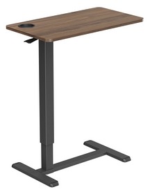 Приставний стіл з регулюванням висоти Officepro ODM270DW Dark Wood/Black