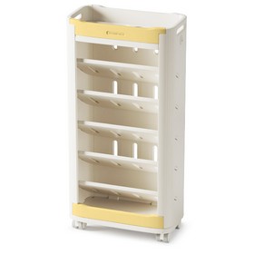 Стелаж Mealux Brooks White / Yellow 