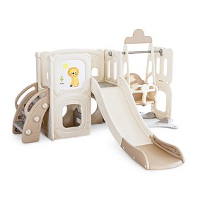 Дитячий ігровий комплекс Mealux Castle White / Brown