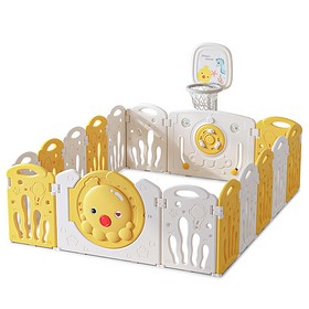 Манеж для дітей Mealux Kraken Yellow