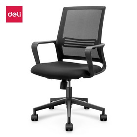 Крісло офісне ергономічне Deli Staff Chair чорне